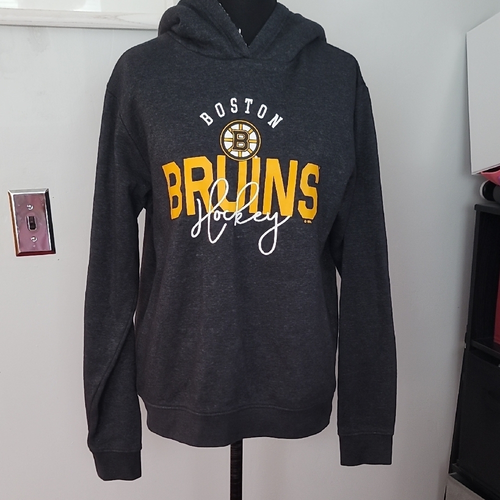 NHL Official Boston Bruins Hoodie With Fleece Hood
